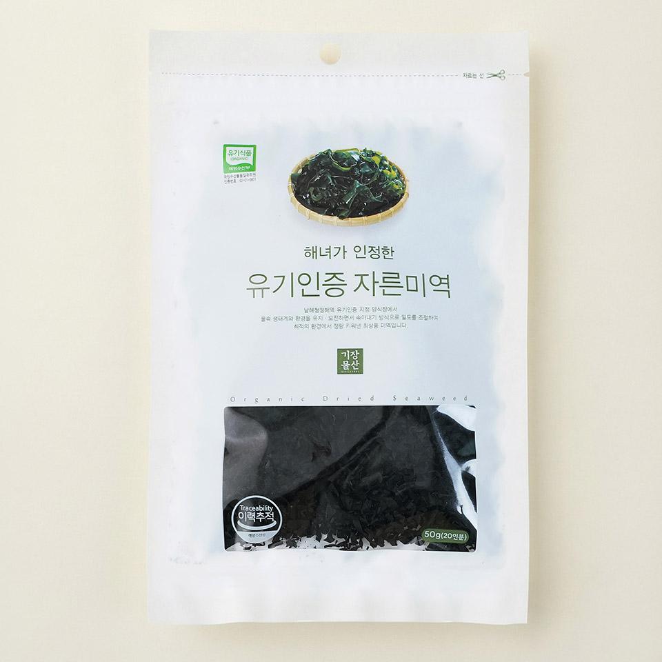 메가마트 기장물산 유기농 자른 미역 50g - 상품 이미지