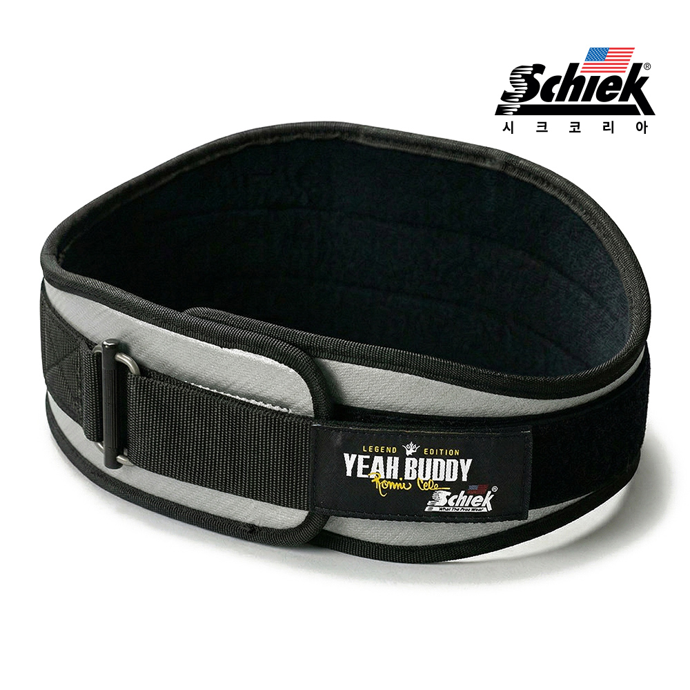 SCHIEK RCCF4006 로니콜먼 실버 카본 헬스 벨트 리프팅 복압 웨이트 시크 쉬크 - 메인 이미지