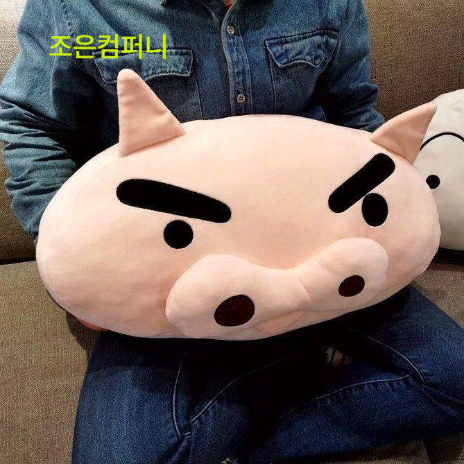 짱구 쿠션 등받이 베개 자동차 머리받침 목베개 선물 크레용 신짱 돼지 자동차 베개 35cm 프로모션 - 상세 이미지 3