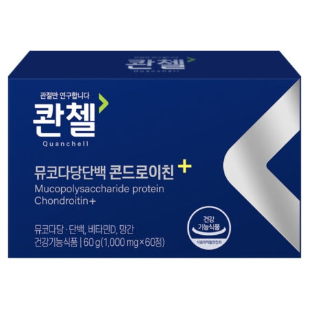 콴첼 뮤코다당단백 콘드로이친 플러스 1000mg x 60정