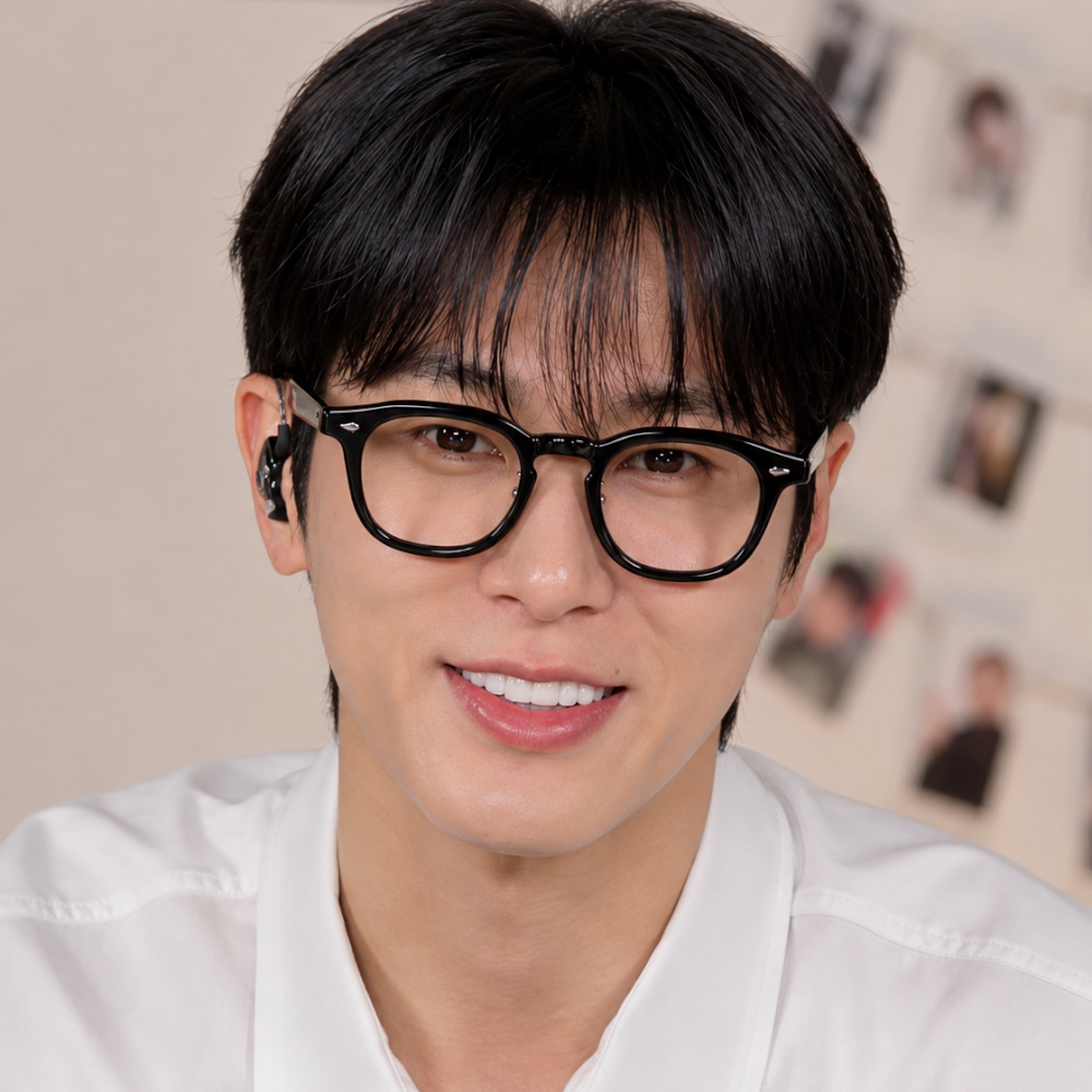 래쉬 안경 클리프트 (+클립선글라스증정) 남자 뿔테 아넬형 안경테 데일리 44 46 48 50사이즈 F 상품 이미지