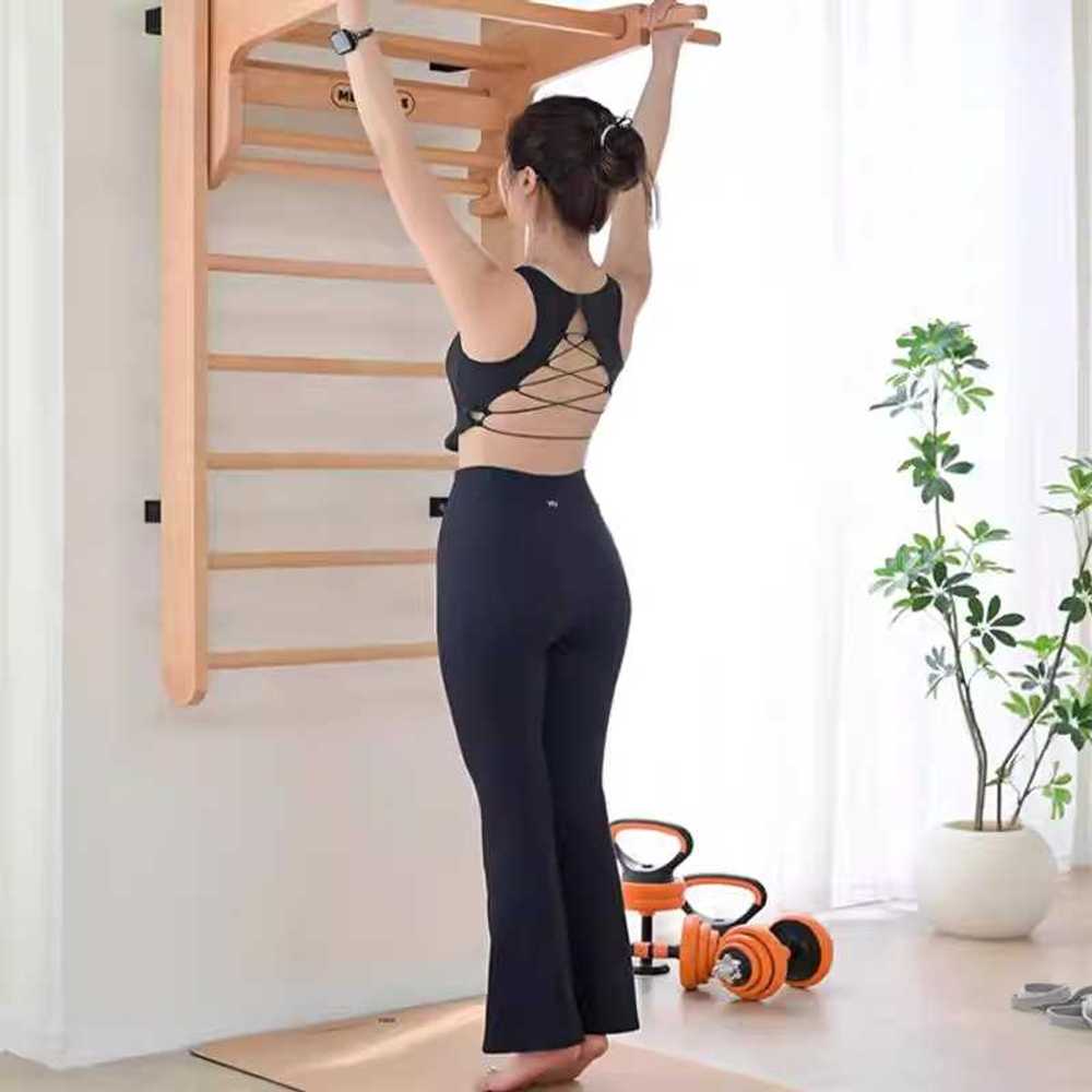 원목 슈로스바 사다리 척추 재활 필라테스 스트레칭 160cm 싱글바 - 상품 이미지