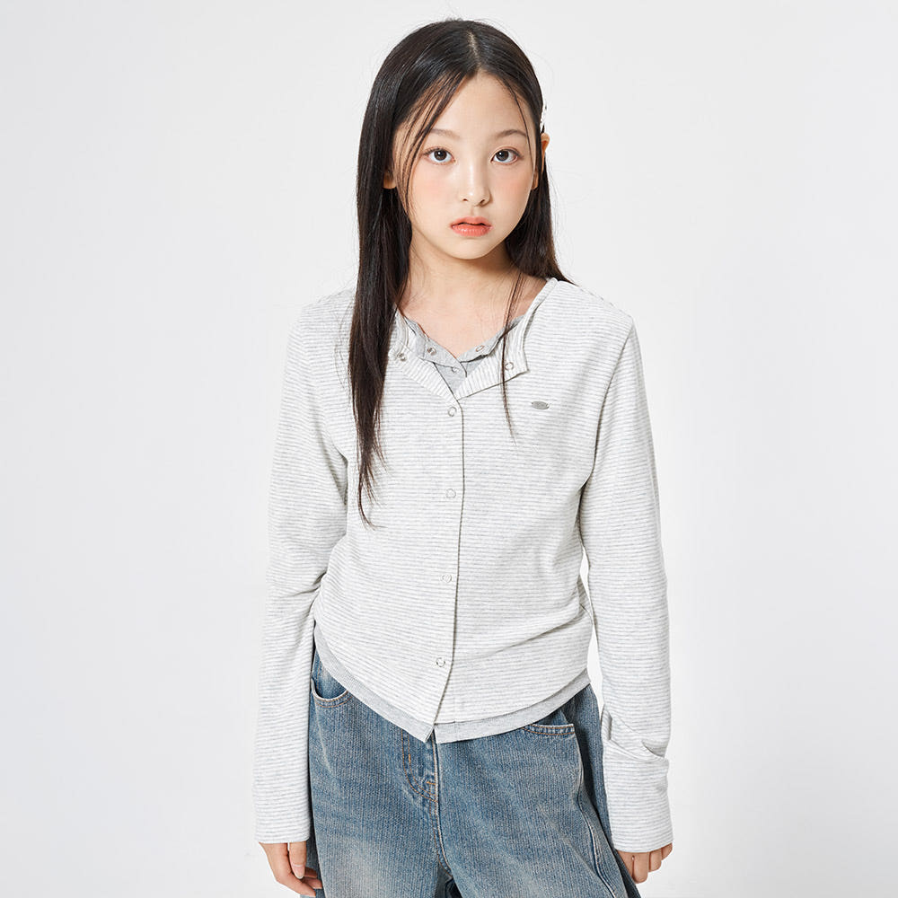 더데이걸 또또 스냅 2중 레이어드 긴팔 가디건 티 TGLA26806 가격 비교 더데이걸 공식스토어 더데이걸 또또 스냅 2중 레이어드 긴팔 가디건 티 TGLA26806