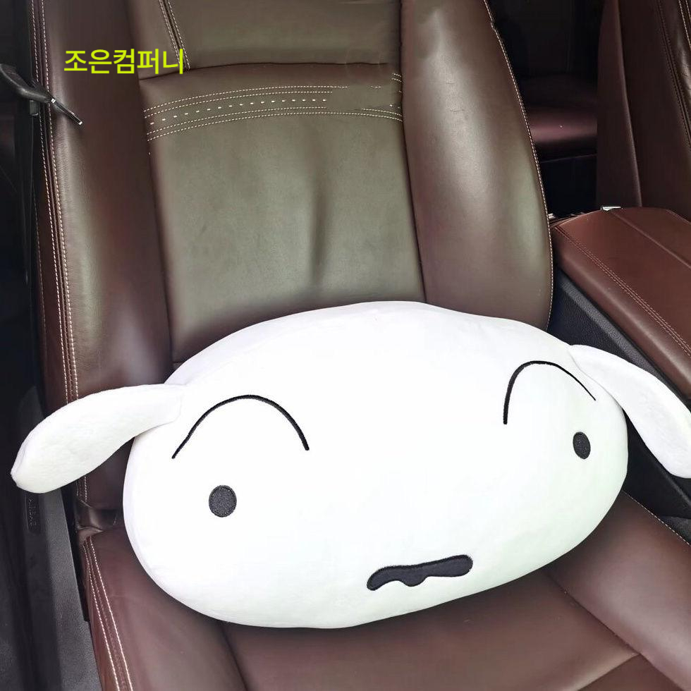 짱구 쿠션 등받이 베개 자동차 머리받침 목베개 선물 크레용 신짱 돼지 자동차 베개 35cm 프로모션 - 상세 이미지 5