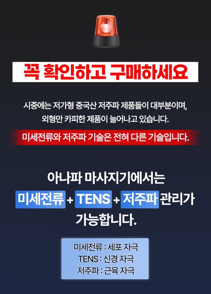 아나파 미세전류 허리 마사지기 등 배 복부 근육 저주파 진동 전동 안마기 마사지기계 판매처 상세 정보 이미지 2