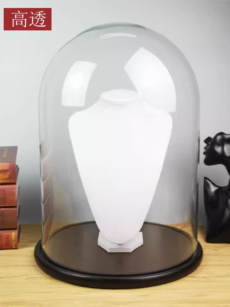 드라이플라워 꽃다발 유리돔 프리저보드 소품 글래스돔 25x35 - 상세 이미지 2