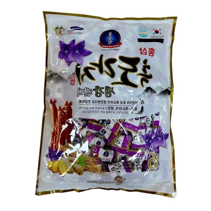 홍삼사탕 흑도라지스틱캔디 생강캔디선물용 800g - 상품 이미지