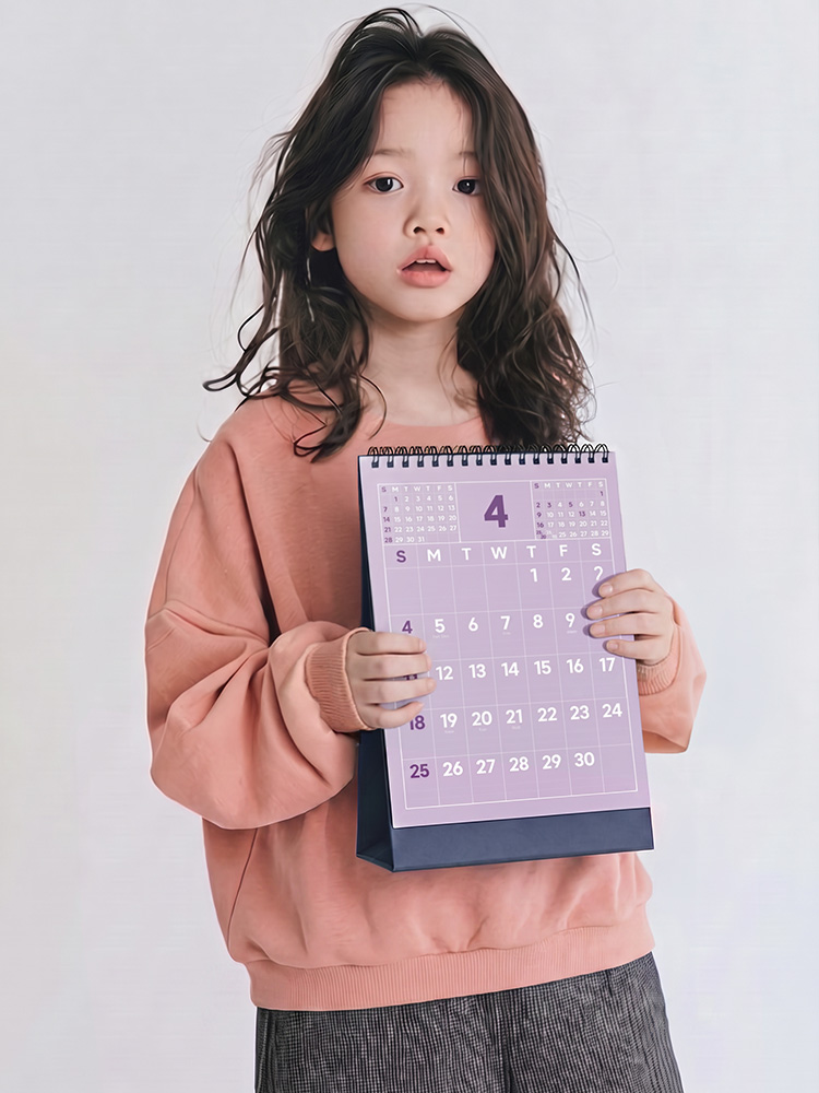 27년 레트로 벽달력 2027년 음력 절기 큰 글씨 은행 달력 새해 A2 - 상세 이미지 2