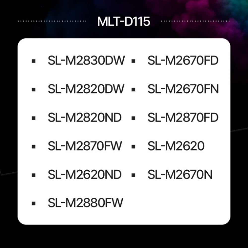 MLT-D115L SL-M2870FW 삼성 토너 MLTD115L SL-M2670FN - 상세 이미지 2