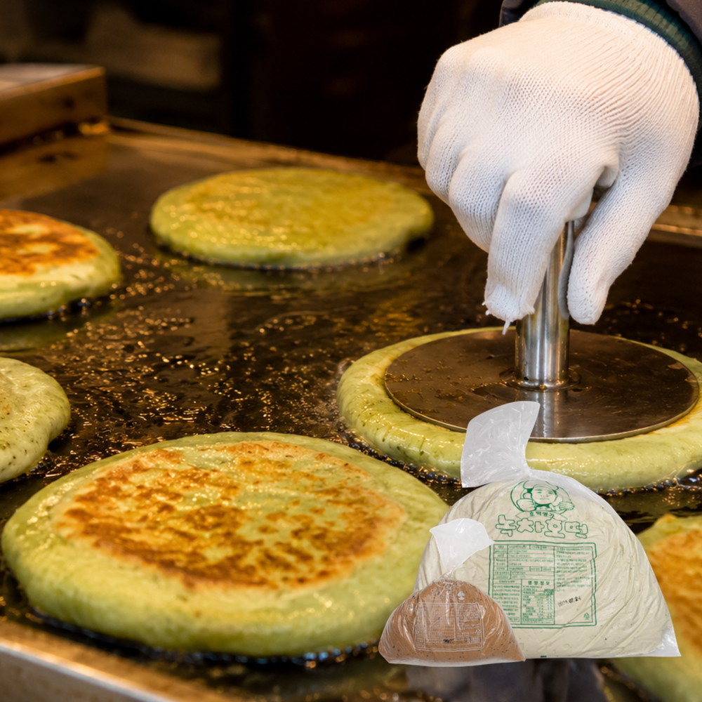 지니스 호떡 녹차반죽 7kg(호떡소 포함) - 상품 이미지