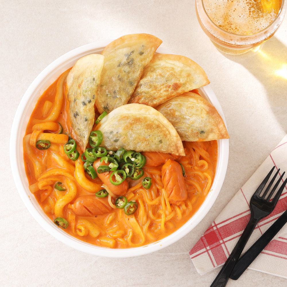 [푸딩팩토리] 맛있는 누들 떡볶이 (어묵포함) 로제누들, 500g, 4개 - 상세 이미지 5