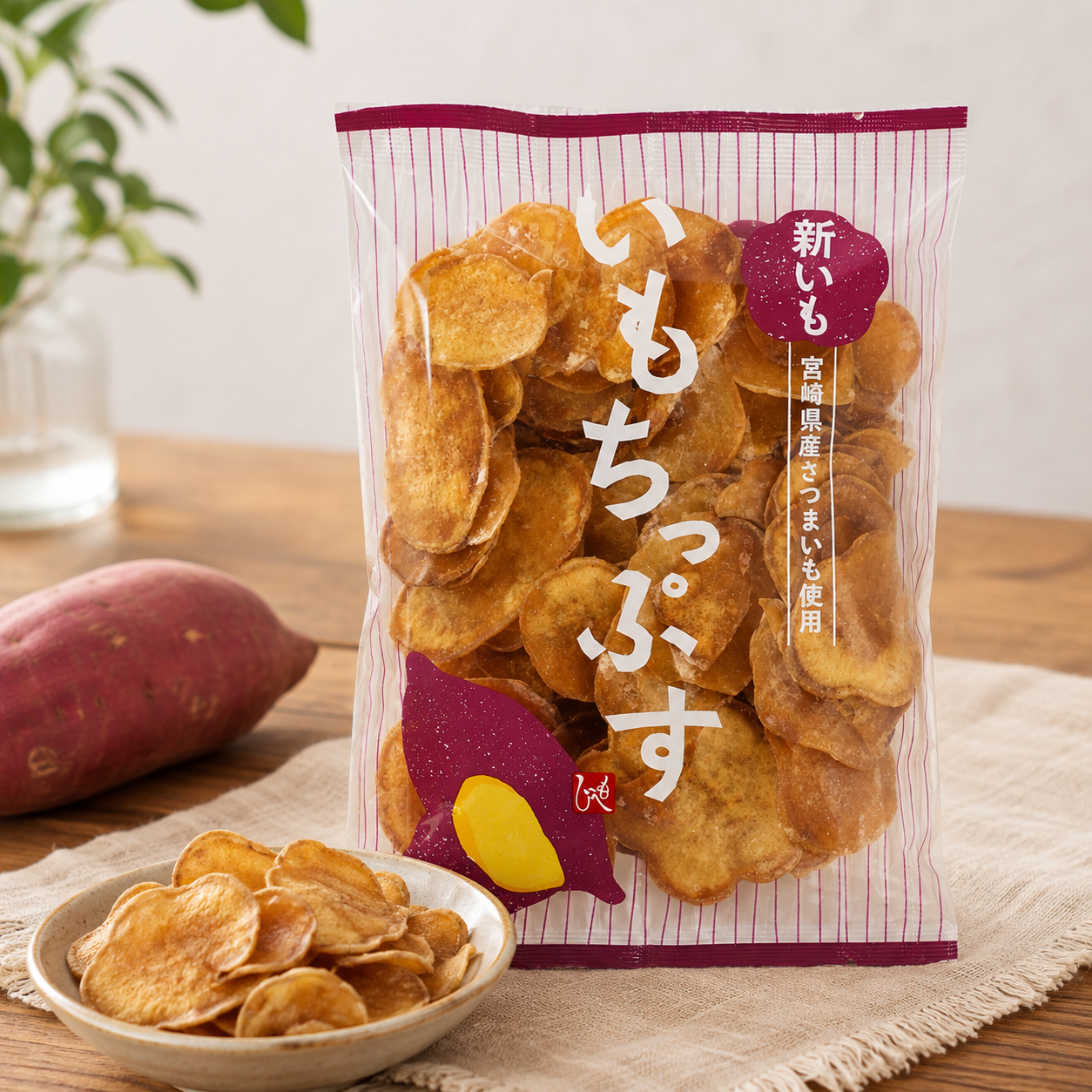 일본 칼디 KALDI 모헤지 고구마칩 고구마스낵 165g - 상품 이미지