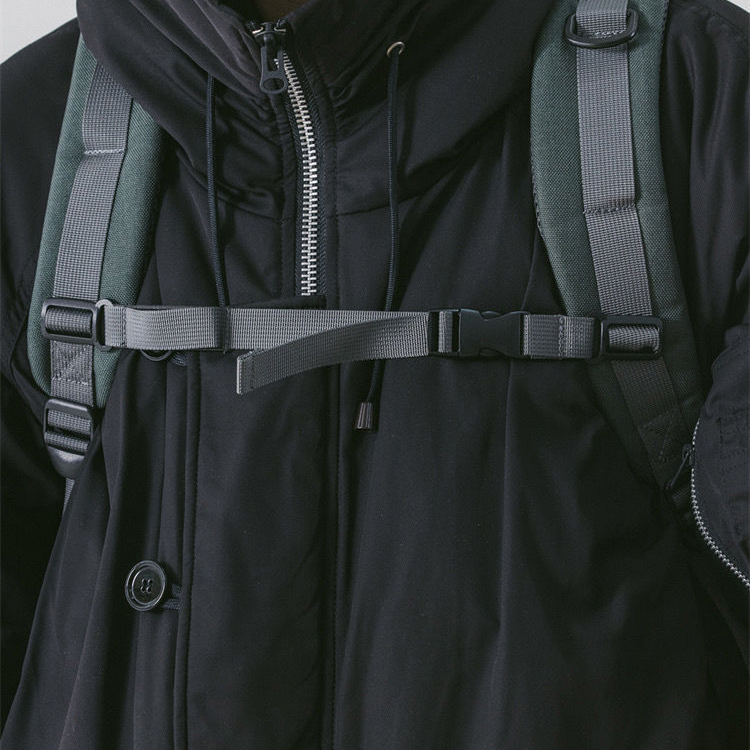 벤쿠쿠 남자 백팩 35L 대용량 데일리 테크니컬 코드락 가방 고프코어 세이지그린 이미지 8