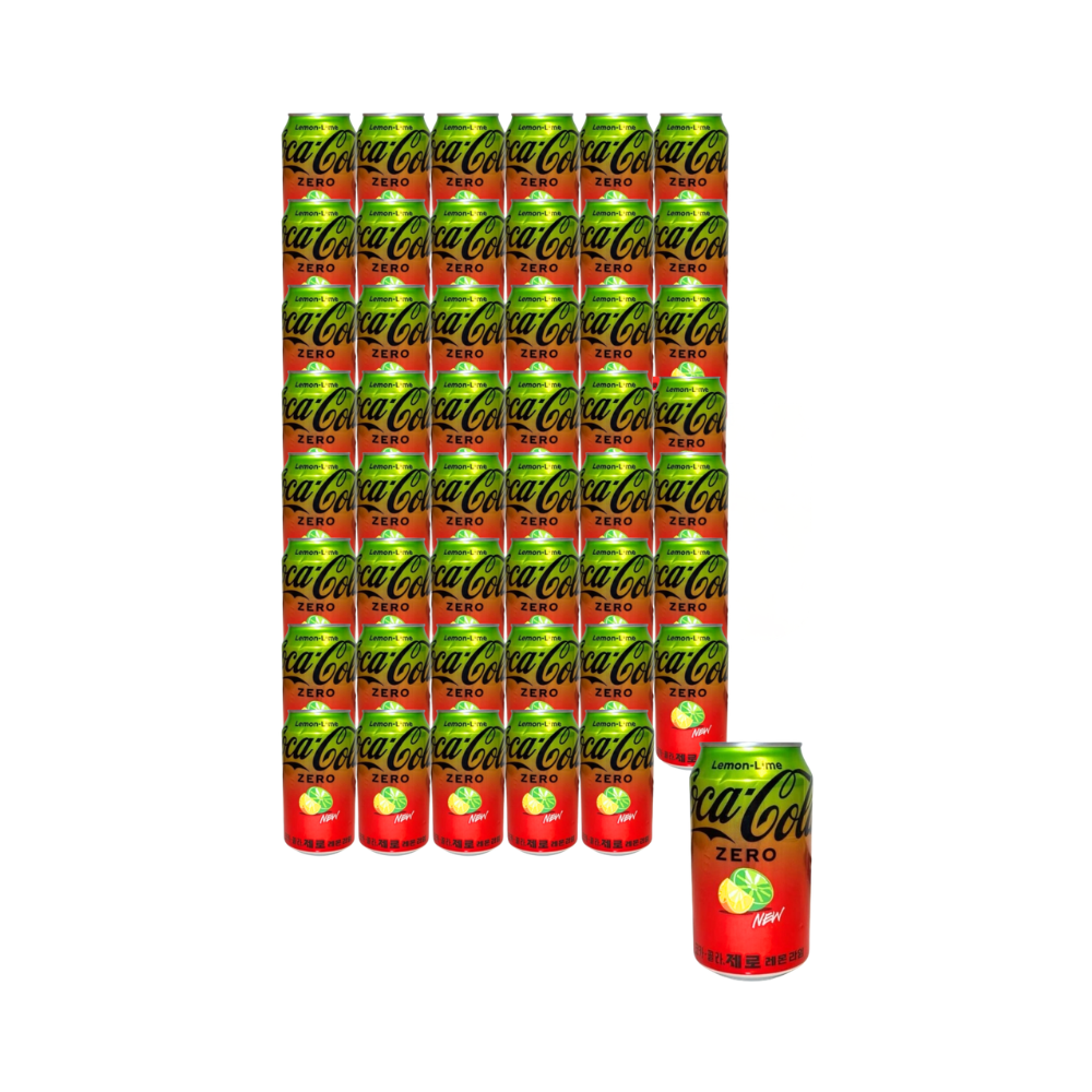 코카콜라 제로 레몬라임 350ml x48캔 탄산음료 - 상품 이미지