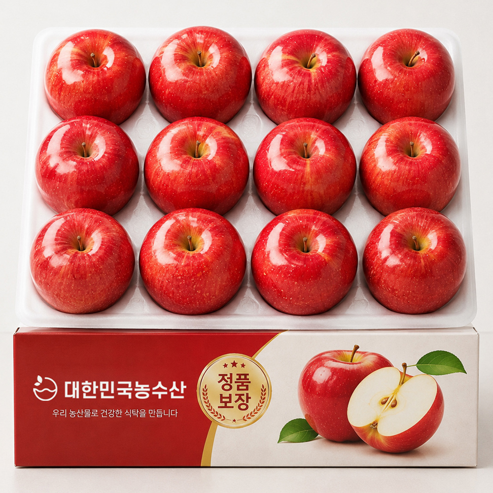 제철 사과 홍로 부사 아오리 꿀사과 선물세트