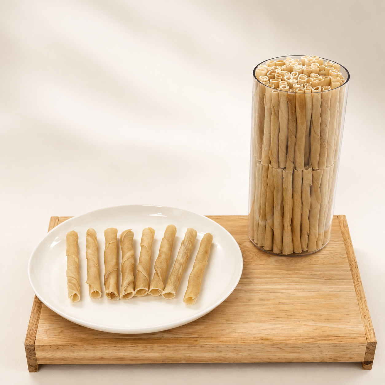 수제 강아지껌 치석제거 덴탈껌 오래먹는 개껌 한우우피 퓨어플레인츄잉, 70g, 3개 - 상품 이미지