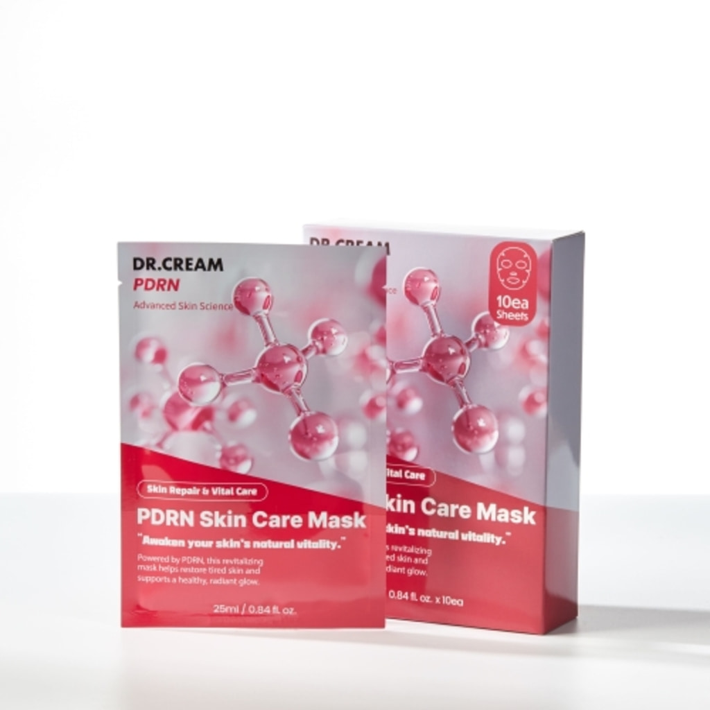PDRN 앰플 마스크팩 수분 크림 시트 마스크 엘누아르 (25ml X 10개입) - 상세 이미지 5