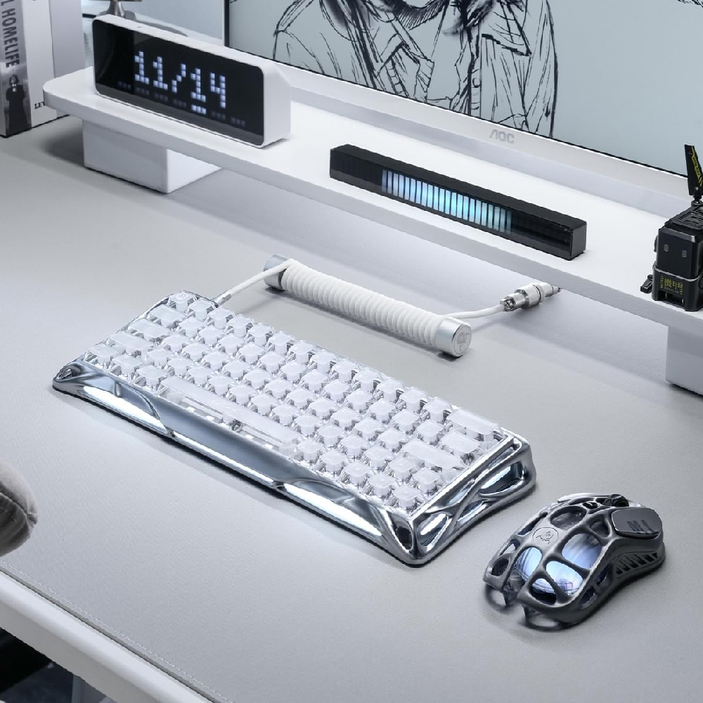 머큐리 V60 Pro 래피드트리거 게이밍 자석축 키보드 실버프로스트 이미지 6