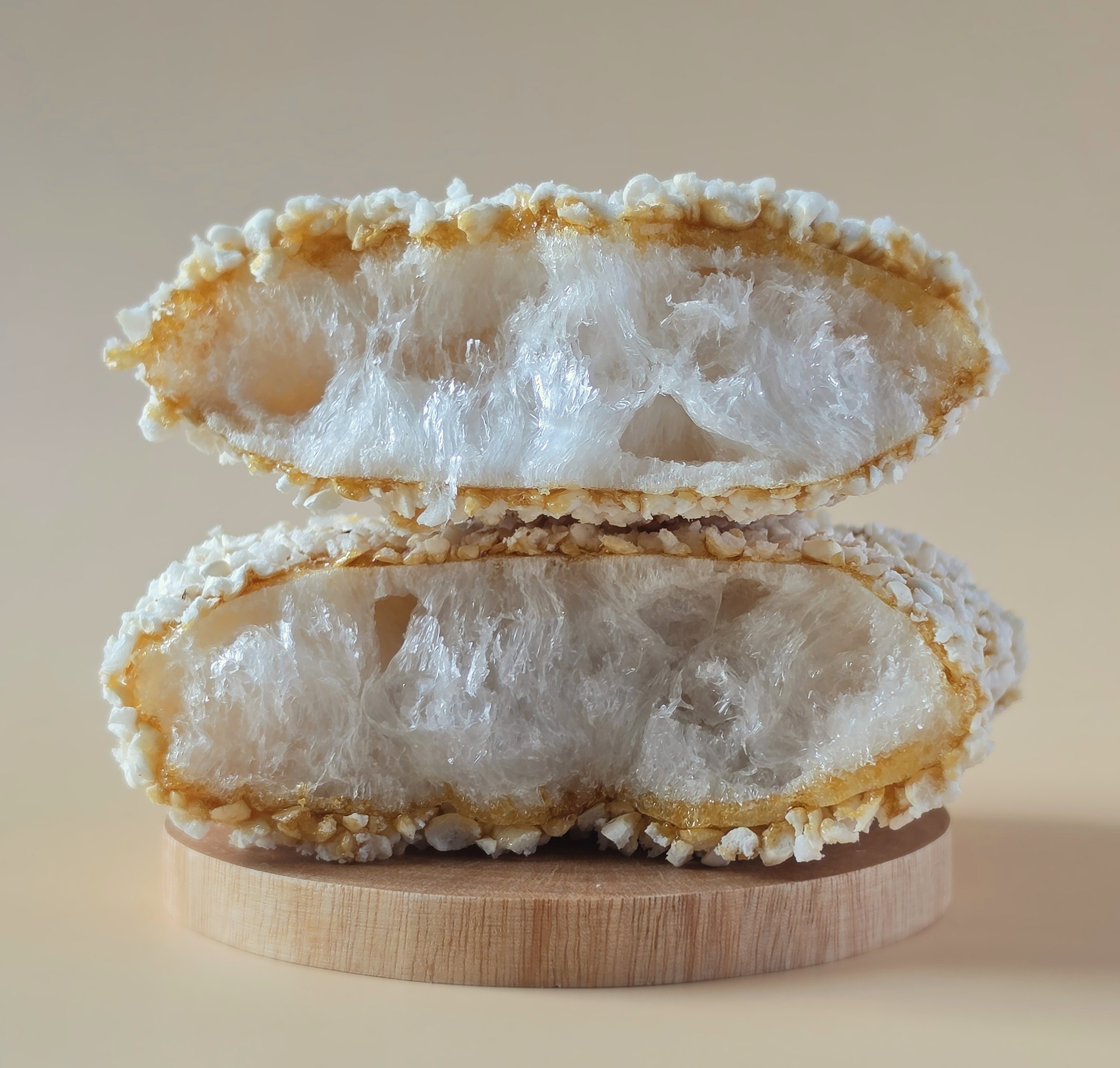 햇찹쌀 100% 30년 전통 수제 못난이 산자 조청 유과 한과 실속형 1.7kg, 1개 - 상품 이미지