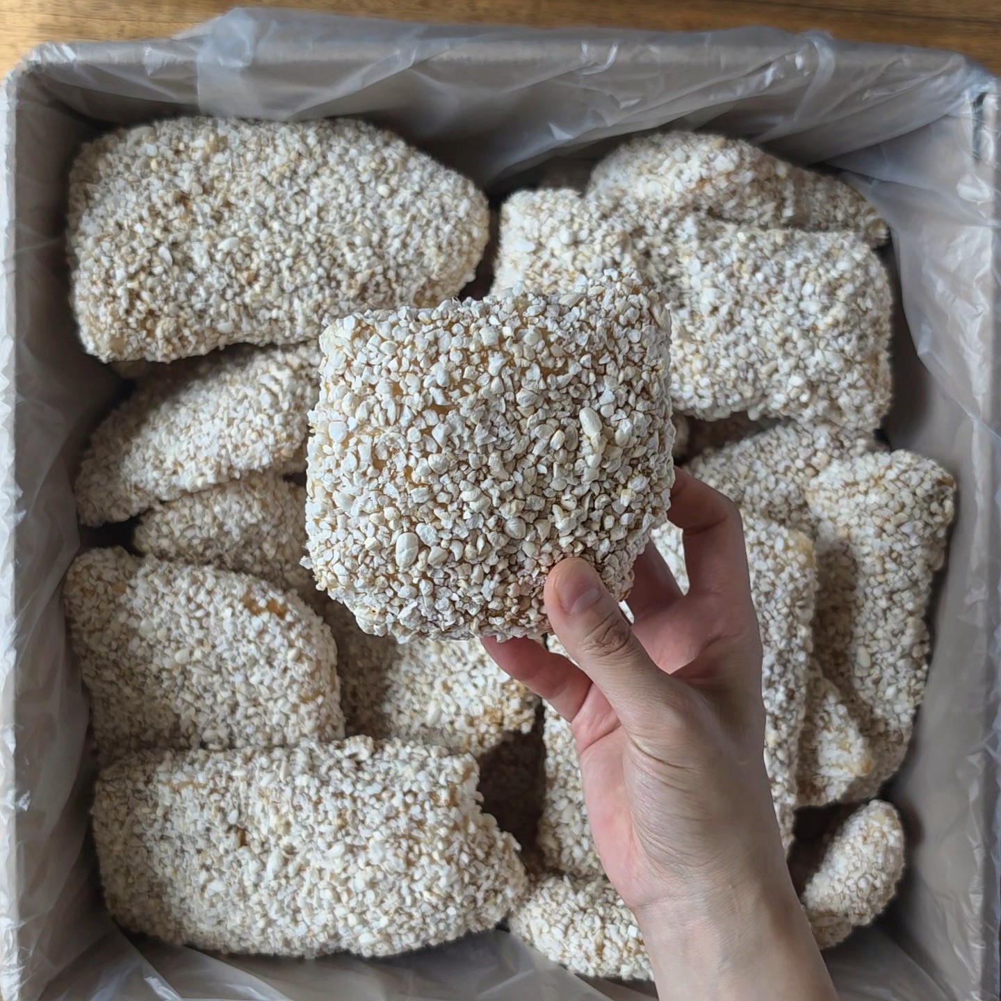 녹진 쫀득한 한과 30년 전통 수제 못난이 조청 유과 실속형 3kg, 1개 - 상세 이미지 4