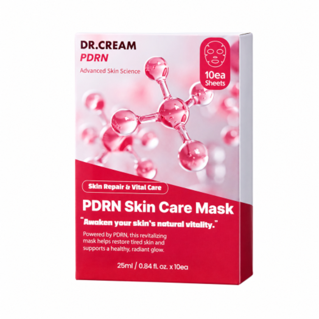 PDRN 앰플 마스크팩 수분 크림 시트 마스크 엘누아르 (25ml X 10개입) 이미지 6