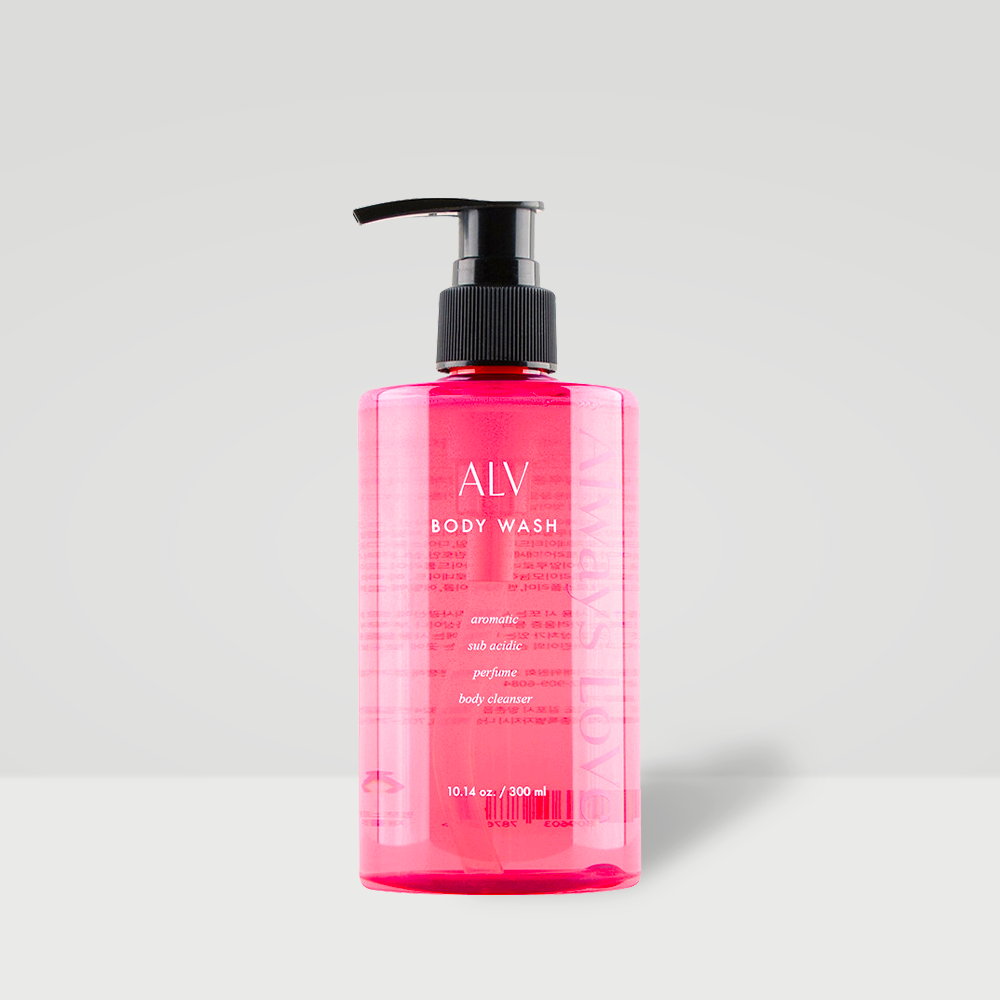 ALV 향좋은 퍼퓸 약산성 바디워시 히알루론산 바디클렌져 300ml 에이엘브이 - 상품 이미지