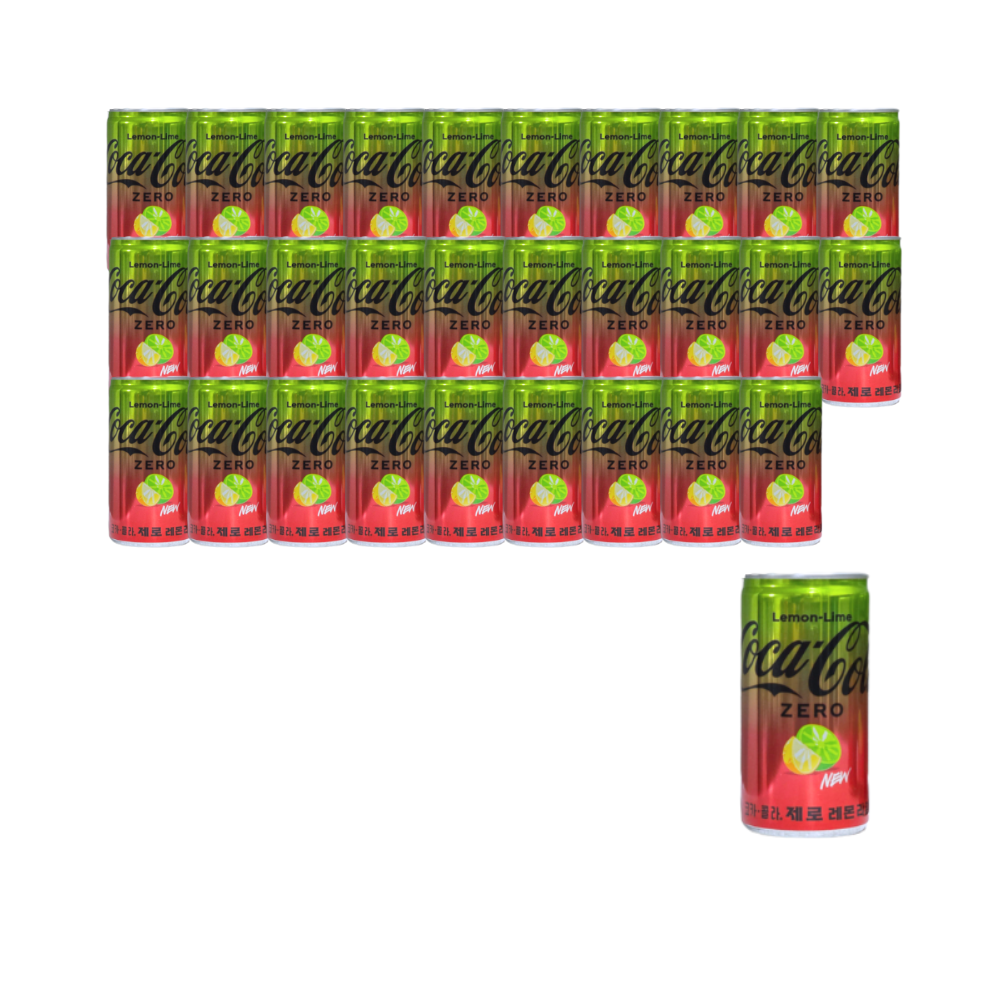 코카콜라 제로 레몬라임 190ml x30캔 탄산음료 - 상품 이미지