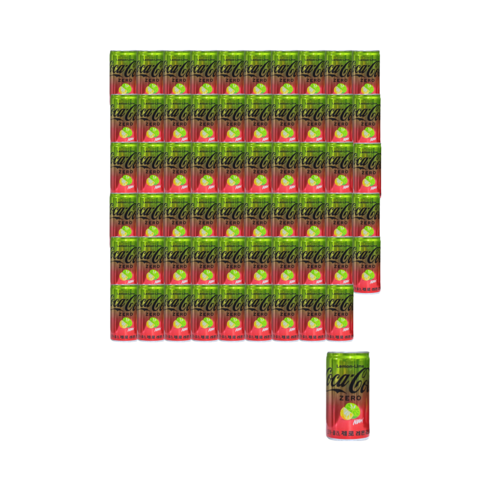 코카콜라 제로 레몬라임 190ml x60캔 탄산음료 - 상품 이미지