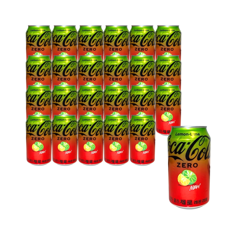 코카콜라 제로 레몬라임 350ml x24캔 탄산음료 - 상품 이미지