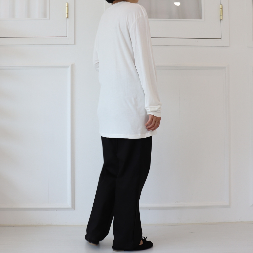 빅사이즈 무지 긴팔 텐셀 데일리 롱 티셔츠 기본 베이직 봄 가을 티셔츠 95 100 105 이미지 7