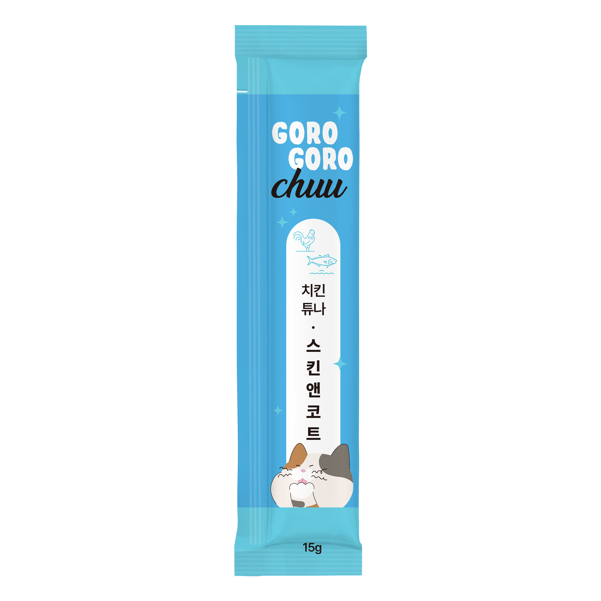 고로고로츄 대용량 짜먹는 고양이간식 참치, 450g, 1개 - 상세 이미지 3