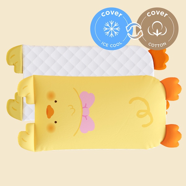 [10.31 Npay 최대12% 적립+유산균증정] 밀로앤개비 동물 유아 아기 베개(커버+솜) 알버트 - 상세 이미지 3