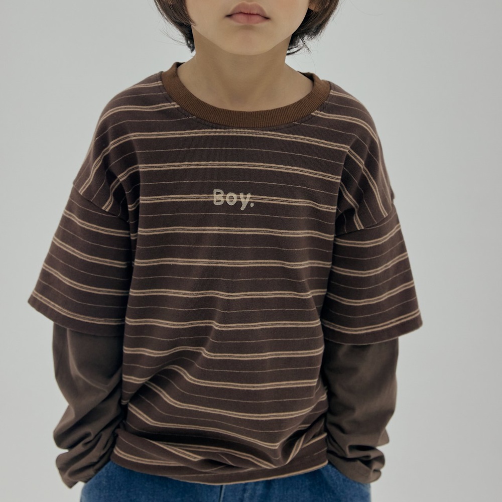 26가을 남아단가라티셔츠 주니어등원룩 - 상세 이미지 2