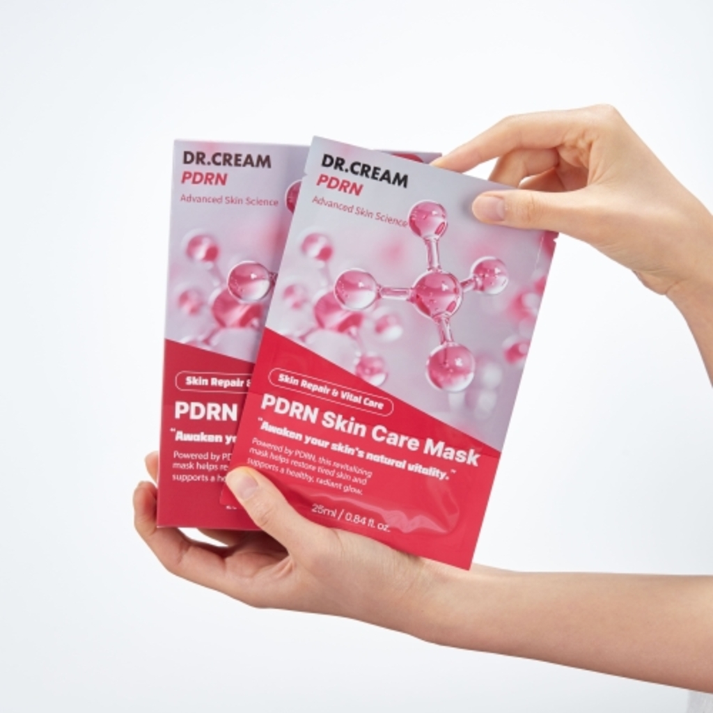 PDRN 앰플 마스크팩 수분 크림 시트 마스크 엘누아르 (25ml X 10개입) - 상세 이미지 3