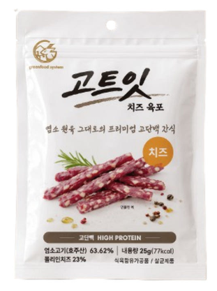 고트잇 염소육포 치즈 25g, 1개 - 상품 이미지