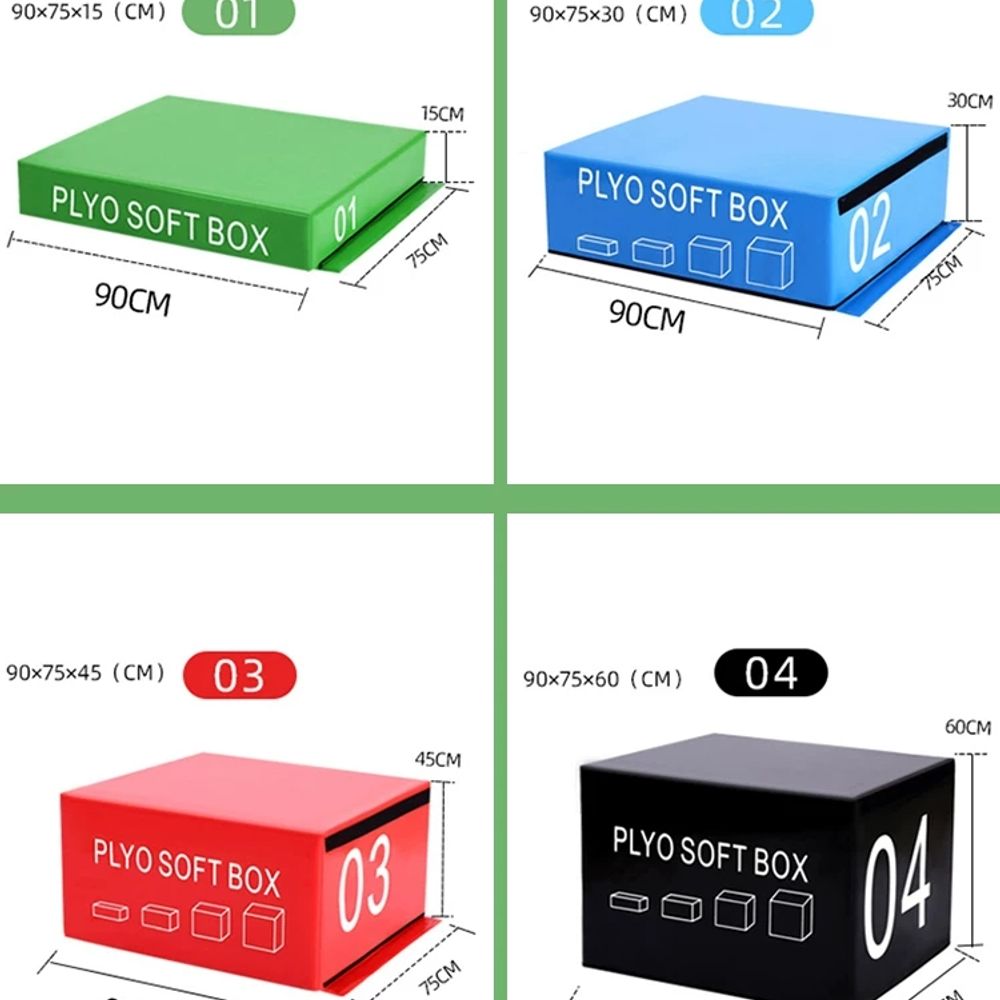 점프박스 크로스핏운동기구 아동용 계단식 소프트 순발력 기본형 - 상세 이미지 3