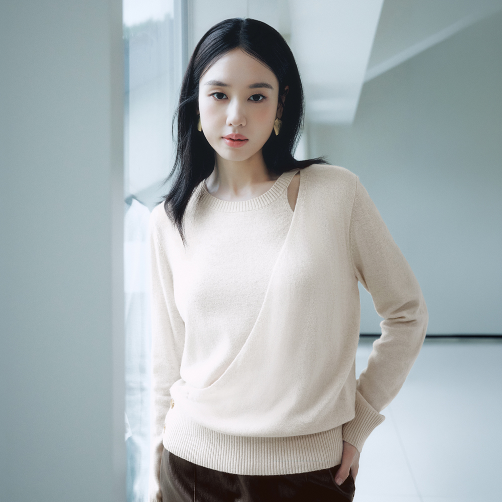셀렙샵에디션 26FW 울캐시 블렌드 레이어드 니트 - 상품 이미지