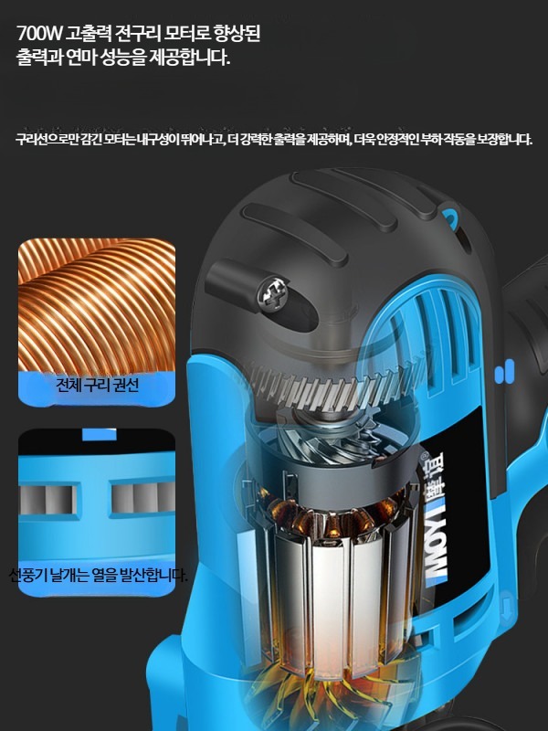 광택기 자동차 폴리셔 차량용 폴리싱 연마기 셀프 샌딩기 공장표준 기계 - 상세 이미지 3