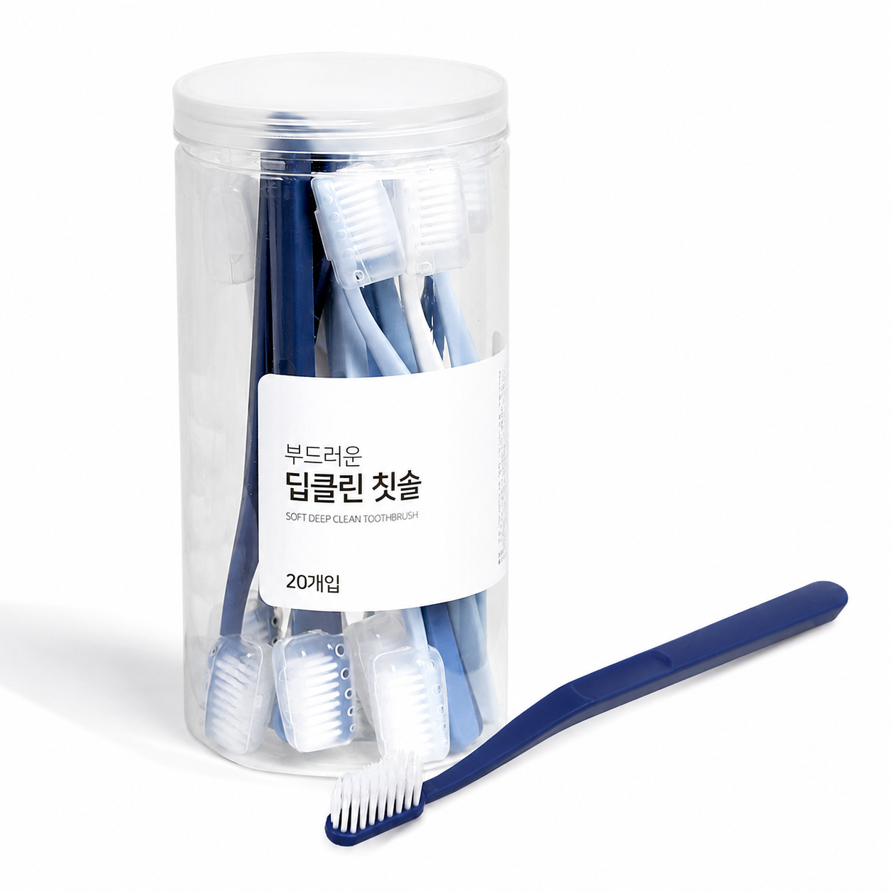 더조은홈 딥클린 위생적인 칫솔 세트 20P+20P 20개입, 2개 - 상품 이미지