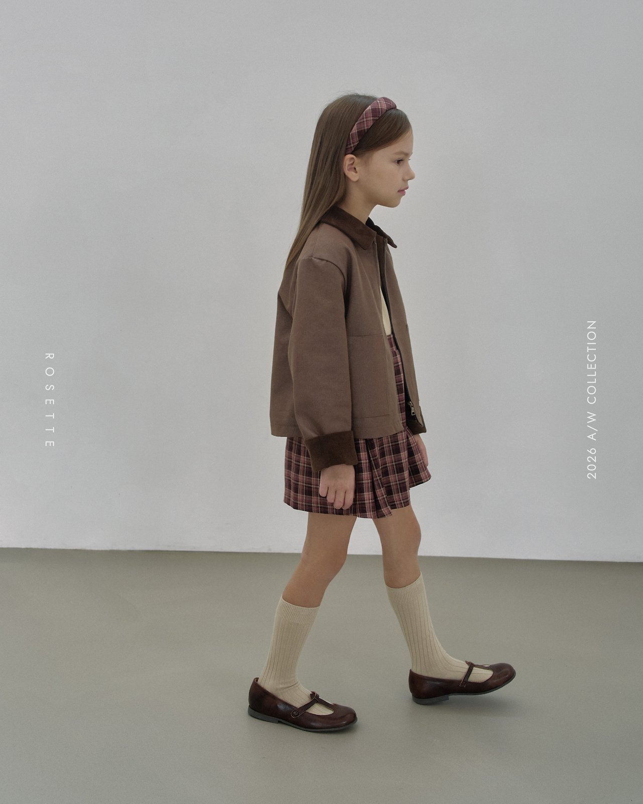호제트 26가을 듀엘스커트 유아 여아 체크 가을 치마 XS-XL 이미지 7