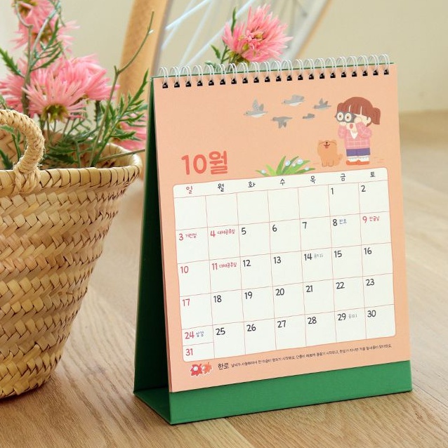 2027년 어린이 달력 2027 탁상 달력 27년 데스크캘린더 24절기 - 상세 이미지 5