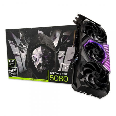 갤럭시 GALAX 지포스 RTX 5080 HOF GAMING BLACK D7 16GB
