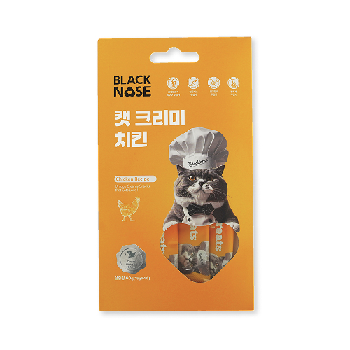 블랙노즈 캣크리미 스틱 길냥이 길고양이 간식 치킨, 60g, 1개 - 상세 이미지 2