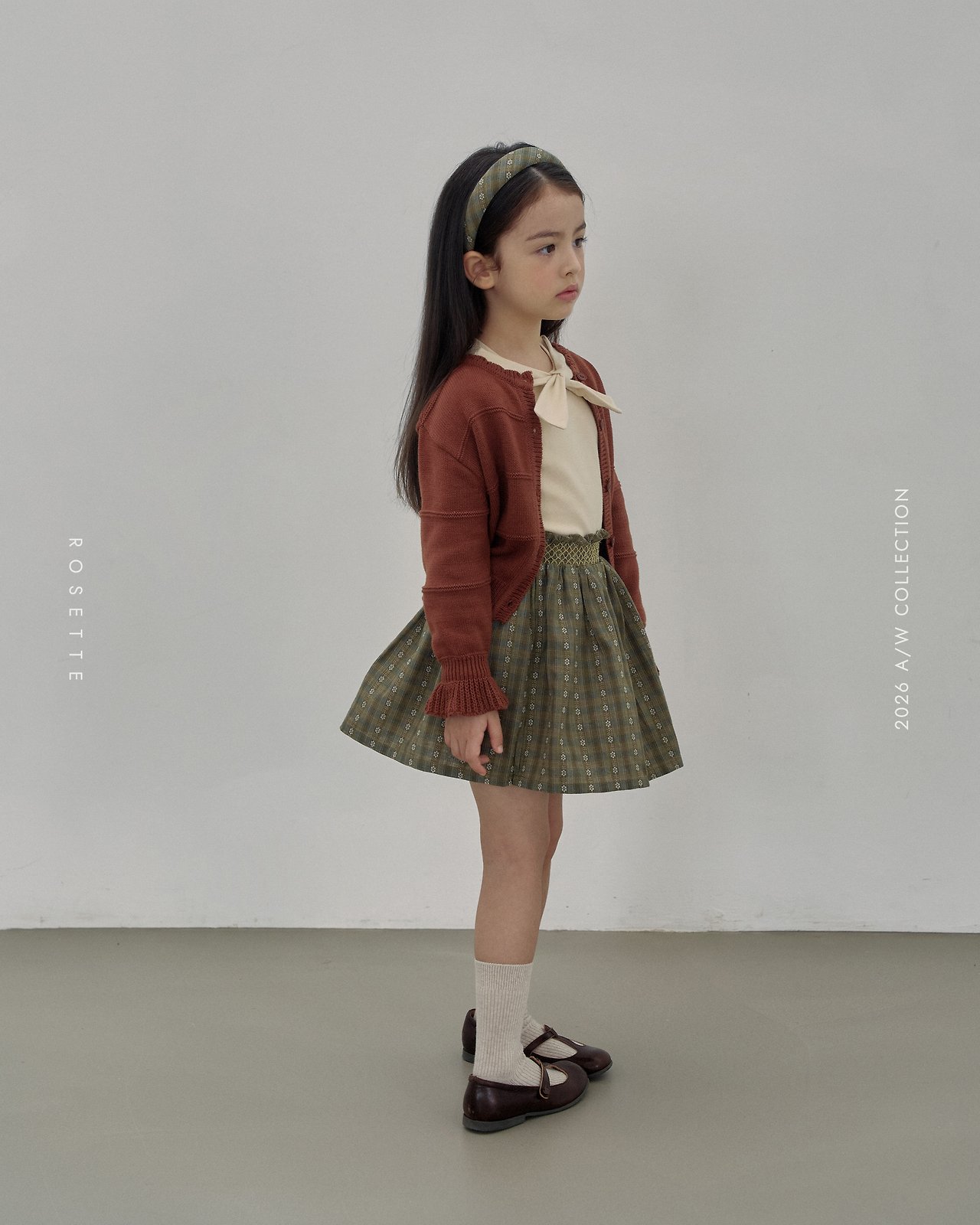 호제트 26가을 메이플스커트 유아 여아 코튼 가을 치마 XS-XL 이미지 7