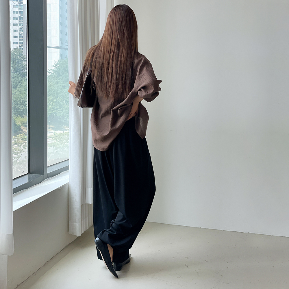 하램팬츠 알라딘바지 벌룬팬츠 할렘 항아리 조거바지 - 상세 이미지 3