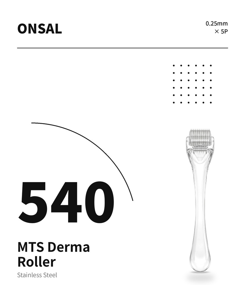 온살 540 MTS 더마 롤러 0.25mm 니들 홈케어 상세 이미지 1