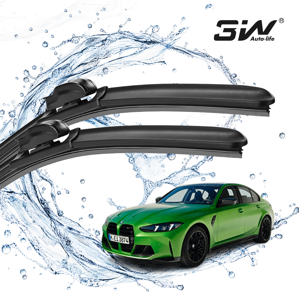 3W BMW M3 와이퍼 실리콘 발수코팅 무소음 F80 G80 G81 - 상품 이미지