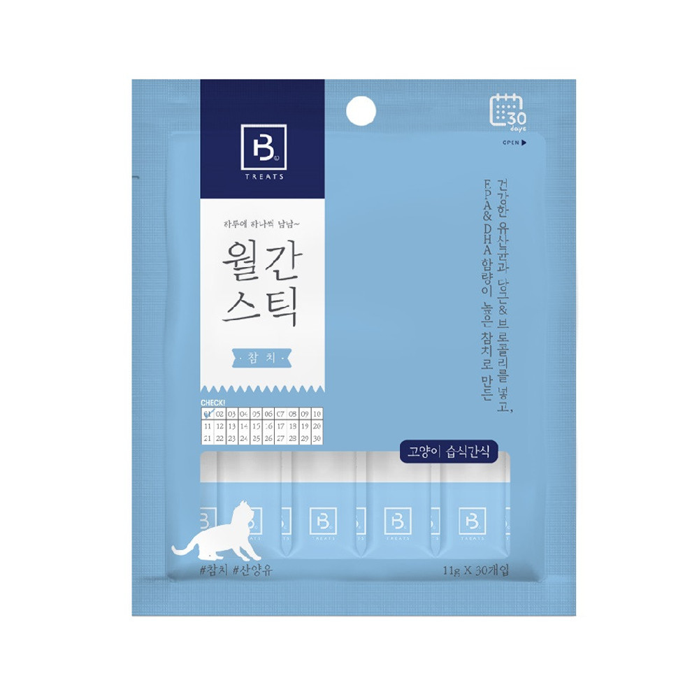 월간스틱 대용량 짜먹는 고양이간식 참치, 330g, 1개 - 상세 이미지 2