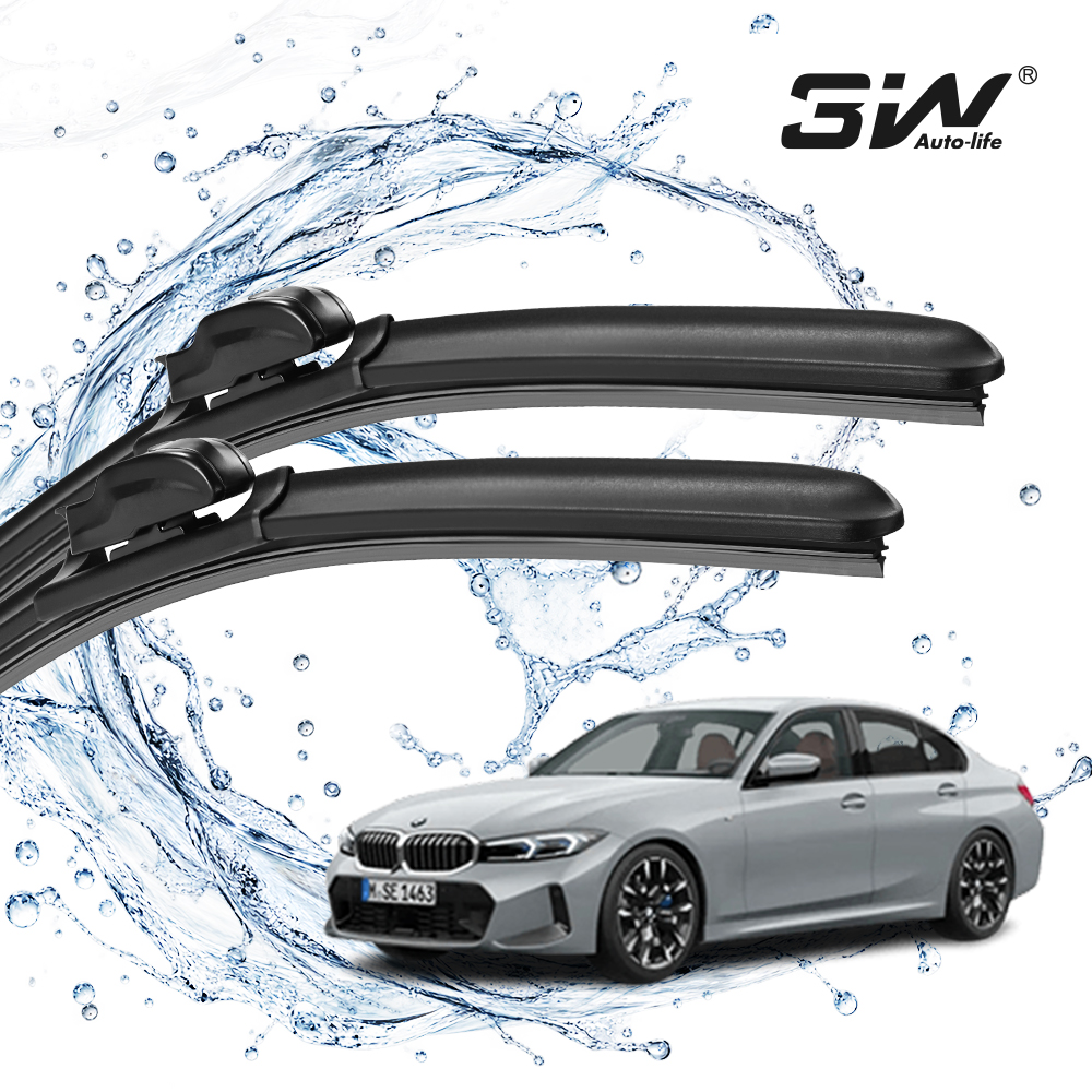 3W BMW 3시리즈 와이퍼 실리콘 발수코팅 무소음 F30 F31 G20 G21 - 상품 이미지