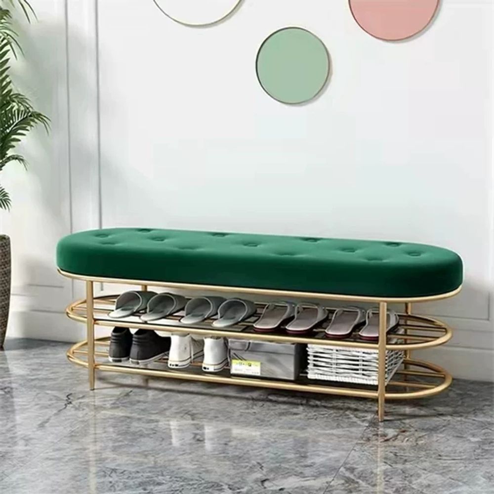 현관 벤치형신발장 오픈형 스툴 현관벤치신발장 기본형 - 상세 이미지 2